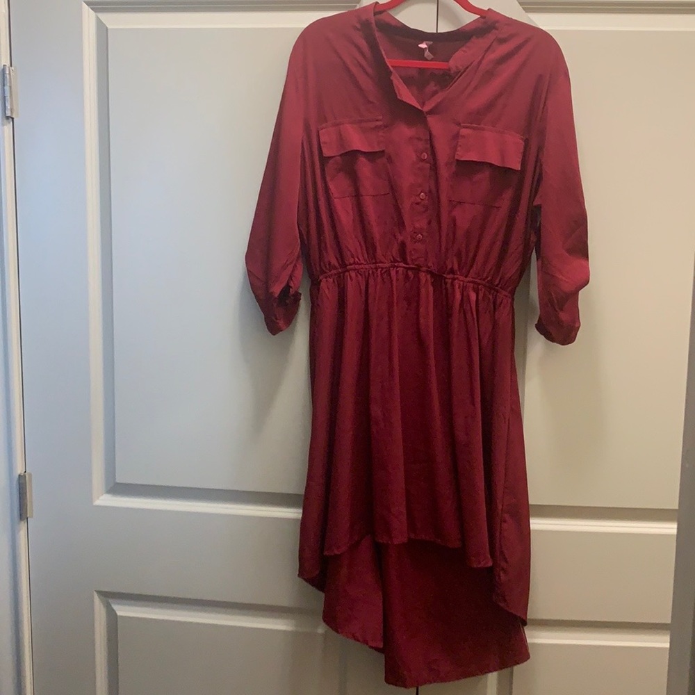 Truth NYC Burgundy Dress Size 2X